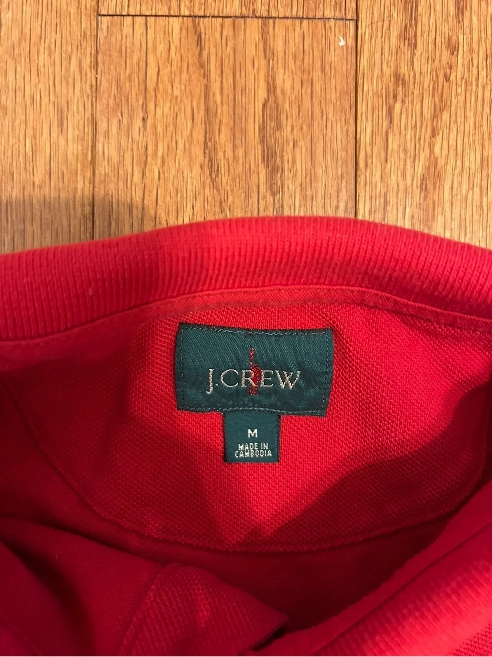 J.Crew Red Classic Polo Shirt Men’s Medium